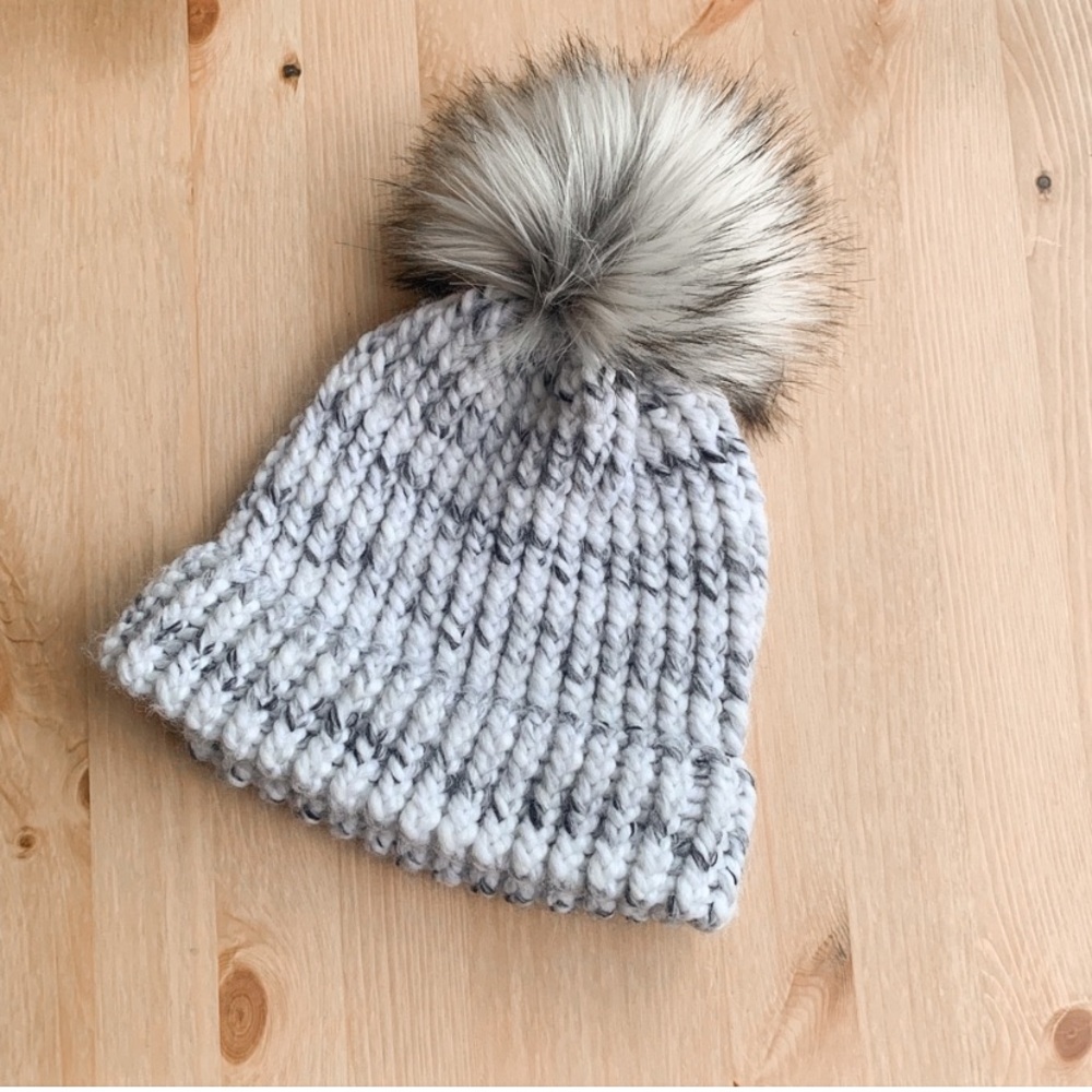 Handmade Knit Winter Pom Beanie